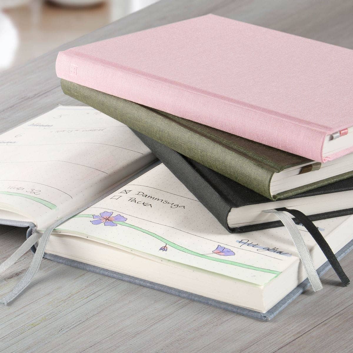 Paperstyle anteckningsböcker Dotted - Tea Rose - 3 - Paperstyle - Tidformera