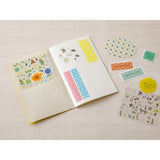 Peelable Sticker Book - Yellow - 6 - Midori - Tidformera