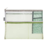 Pen & Tool Pouch Mesh B5 - Green - 3 - Midori - Tidformera
