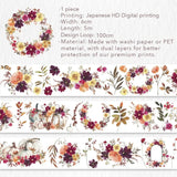 Pet tape Autumn Rose - 60 mm - 9 - Washi Tape Shop - Tidformera