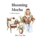 Pet Tape - Lana - 70 mm - Blooming Mocha - 2 - Lana's Scrap Shop - Tidformera