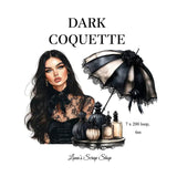 Pet Tape - Lana - 70 mm - Dark Coquette - 3 - Lana's Scrap Shop - Tidformera