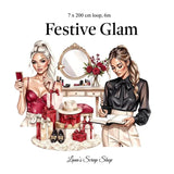 Pet Tape - Lana - 70 mm - Festive Glam - 2 - Lana's Scrap Shop - Tidformera