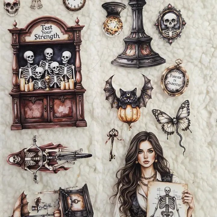 Pet Tape - Lana - 70 mm - Mysteries of Macabre - 5 - Lana's Scrap Shop - Tidformera