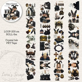 Pet Tape - Lana - 70 mm - Onyx Easter - 1 - Lana's Scrap Shop - Tidformera