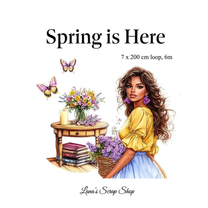 Pet Tape - Lana - 70 mm - Spring Is Here - 3 - Lana's Scrap Shop - Tidformera