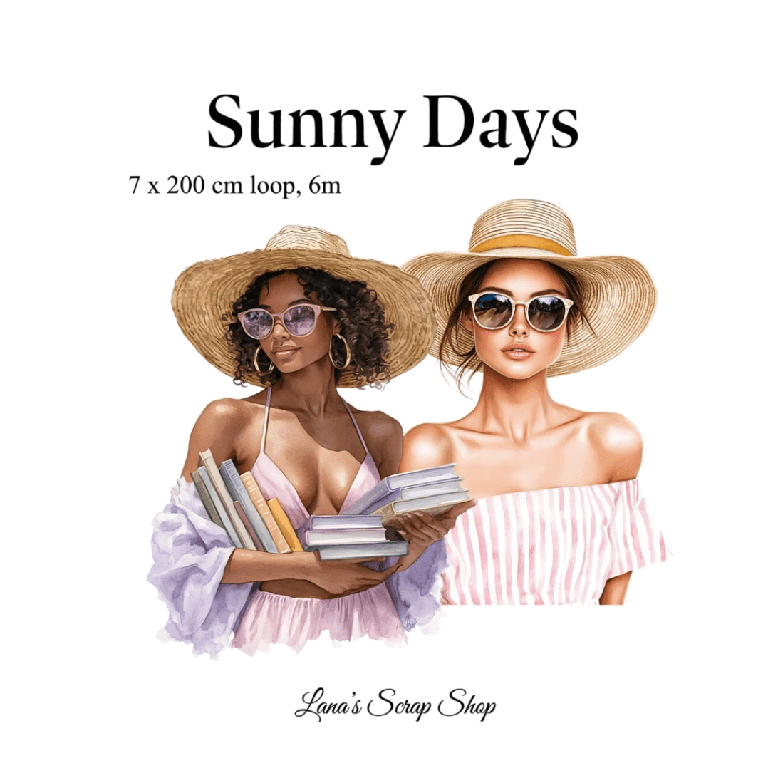 Pet Tape - Lana - 70 mm - Sunny Days - 2 - Lana's Scrap Shop - Tidformera