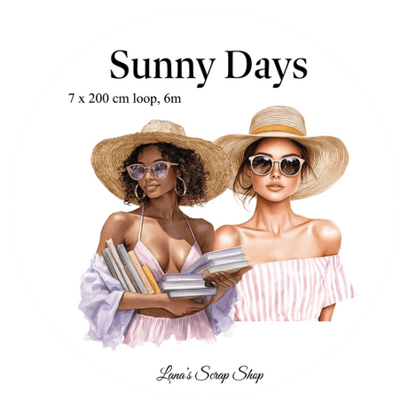 Pet Tape - Lana - 70 mm - Sunny Days - 2 - Lana's Scrap Shop - Tidformera