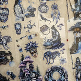 Pet Tape - Lana - 70 mm - The Glowing Lagoon - 3 - Lana's Scrap Shop - Tidformera