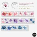 Pet Tape - MIC - Big Blooms Glossy & Embossed 60 mm - 2 - MIC & MIM Premium Paper Shop - Tidformera