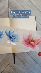 Pet Tape - MIC - Big Blooms Glossy & Embossed 60 mm - 1 - MIC & MIM Premium Paper Shop - Tidformera