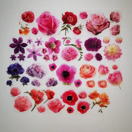 Pet Tape - MIC - Bright Blooms Glossy & Embossed 60 mm - 3 - MIC & MIM Premium Paper Shop - Tidformera