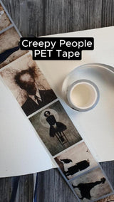 Pet Tape - MIC - Creepy People Glossy & Embossed 60 mm - 8 - MIC & MIM Premium Paper Shop - Tidformera