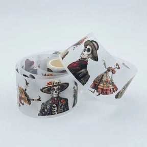 Pet Tape - MIC - Day of the Dead Glossy & Embossed 60 mm - 1 - MIC & MIM Premium Paper Shop - Tidformera