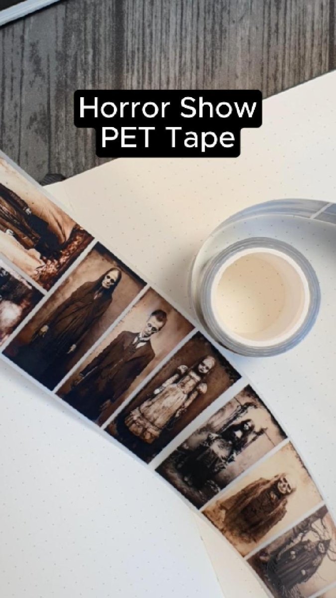 Pet Tape - MIC - Horror Show Glossy & Embossed 60 mm - 8 - MIC & MIM Premium Paper Shop - Tidformera