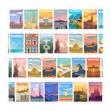 Pet Tape - Penpaling Paula - Retro Travel 60 mm - 2 - Penpaling Paula - Tidformera