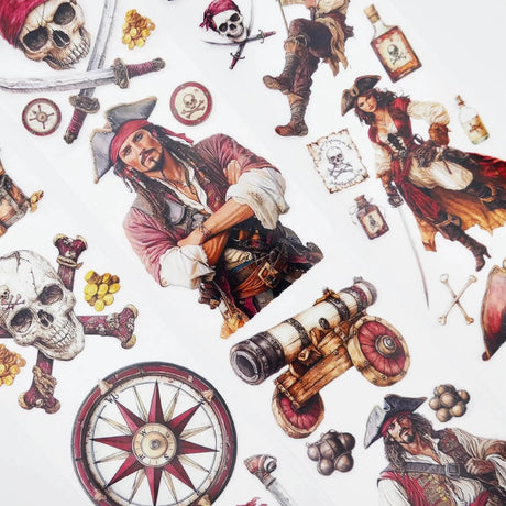 Pet tape Pirate Coast - 60 mm - 3 - Scrapbook Resource Co - Tidformera