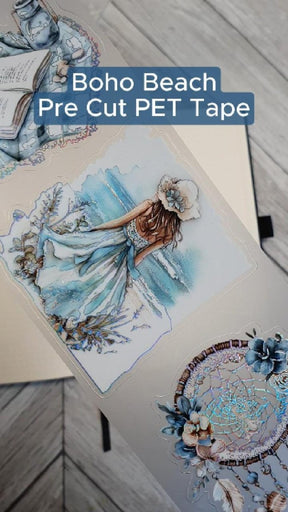 Pet Tape Pre - cut - MIC - Boho Beach 70 mm - 1 - MIC & MIM Premium Paper Shop - Tidformera