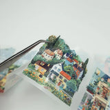 Pet Tape Pre - cut - MIC - Brick & Bloom 3D Glossy 70 mm - 4 - MIC & MIM Premium Paper Shop - Tidformera