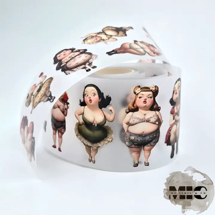 Pet Tape Pre - cut - MIC - Embrace Your Shape 3D Glossy 70 mm - 1 - MIC & MIM Premium Paper Shop - Tidformera