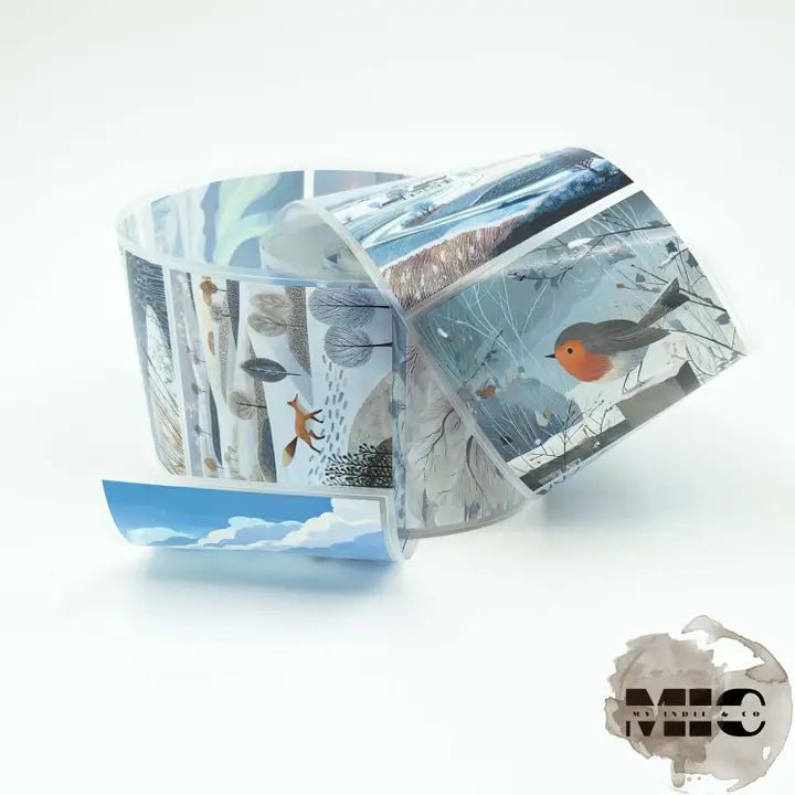 Pet Tape Pre - cut - MIC - Frostbound 70 mm - 2 - MIC & MIM Premium Paper Shop - Tidformera