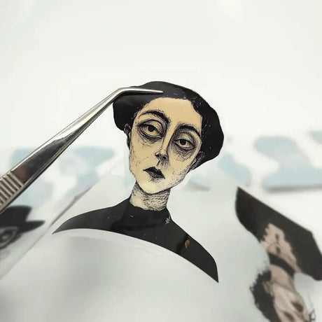 Pet Tape Pre - cut - MIC - Gothic Companions 3D Glossy 70 mm - 2 - MIC & MIM Premium Paper Shop - Tidformera