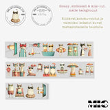 Pet Tape Pre - cut - MIC - Meowjito Time 3D Glossy 70 mm - 7 - MIC & MIM Premium Paper Shop - Tidformera