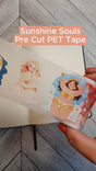 Pet Tape Pre - cut - MIC - Sunshine Souls 3D Glossy 70 mm - 1 - MIC & MIM Premium Paper Shop - Tidformera