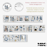 Pet Tape Pre - cut - MIC - Urban Winter 70 mm - 8 - MIC & MIM Premium Paper Shop - Tidformera