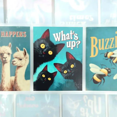 Pet Tape Pre - cut - MIC - Who's There? 70 mm - 3 - MIC & MIM Premium Paper Shop - Tidformera