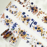 Pet tape Sunflower & Navy - 60 mm - 8 - Washi Tape Shop - Tidformera