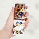 Pet tape Sunflower & Navy - 60 mm - 10 - Washi Tape Shop - Tidformera