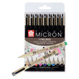 Pigma micron Fineliner 05 9 färger - 1 - Sakura - Tidformera