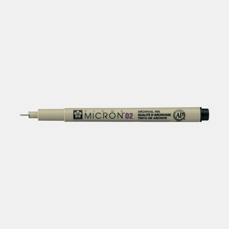 Pigma micron Fineliner Svart - 02 - 1 - Sakura - Tidformera