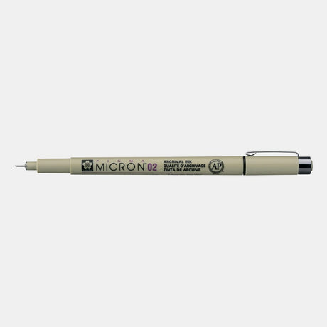 Pigma micron Fineliner Svart - 02 - 4 - Sakura - Tidformera