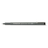 Pigment liner Fineliner Styckvis Svart - 0,05 - 1 - Staedtler - Tidformera