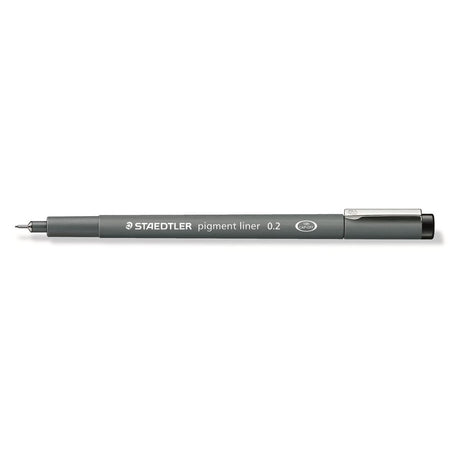 Pigment liner Fineliner Styckvis Svart - 0,2 - 1 - Staedtler - Tidformera