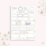 Planner Sticker Kit - At Home - 4 - Hello Petite Paper - Tidformera