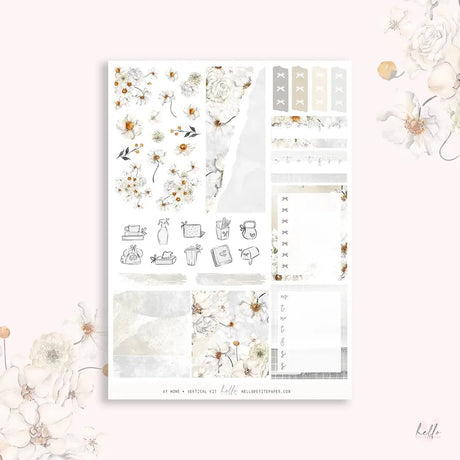 Planner Sticker Kit - At Home - 3 - Hello Petite Paper - Tidformera