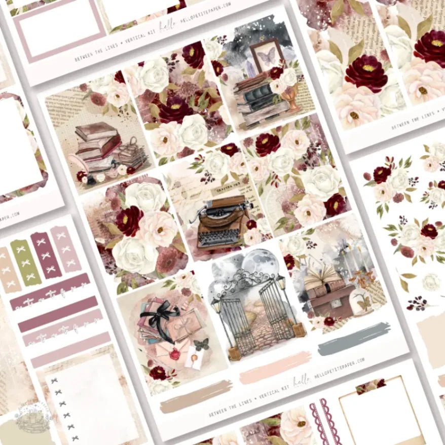 Planner Sticker Kit - Between the Lines - 1 - Hello Petite Paper - Tidformera