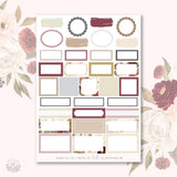 Planner Sticker Kit - Between the Lines - 5 - Hello Petite Paper - Tidformera