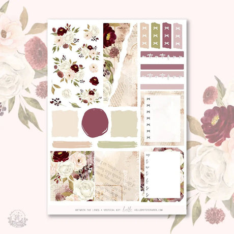 Planner Sticker Kit - Between the Lines - 4 - Hello Petite Paper - Tidformera