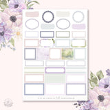 Planner Sticker Kit - By the Lake - 4 - Hello Petite Paper - Tidformera