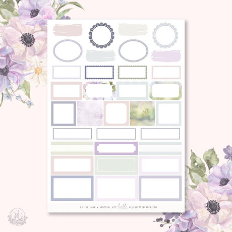 Planner Sticker Kit - By the Lake - 4 - Hello Petite Paper - Tidformera