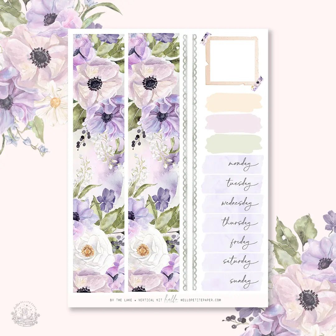 Planner Sticker Kit - By the Lake - 2 - Hello Petite Paper - Tidformera