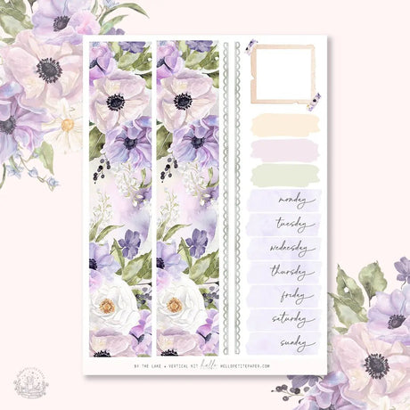 Planner Sticker Kit - By the Lake - 2 - Hello Petite Paper - Tidformera