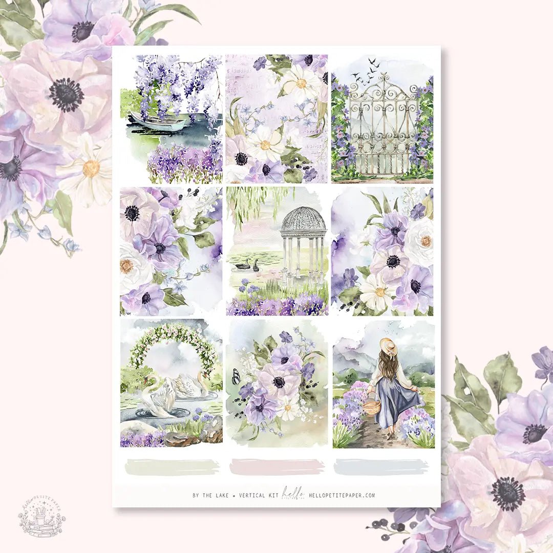 Planner Sticker Kit - By the Lake - 5 - Hello Petite Paper - Tidformera