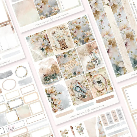 Planner Sticker Kit - Cottage - 1 - Hello Petite Paper - Tidformera
