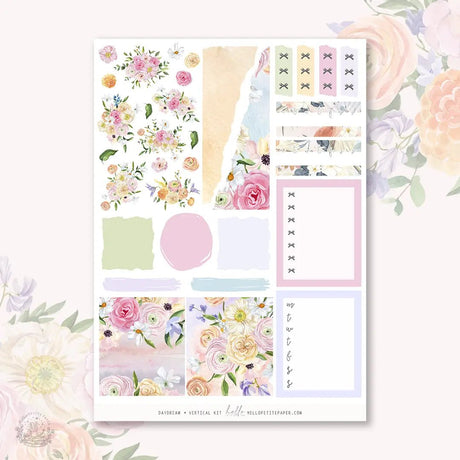 Planner Sticker Kit - Daydream - 2 - Hello Petite Paper - Tidformera