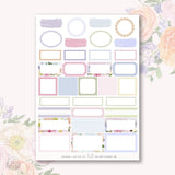 Planner Sticker Kit - Daydream - 4 - Hello Petite Paper - Tidformera